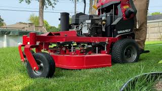 Gravely ProStance 32 and 52 Mowing [upl. by Hume346]