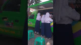 Perpustakaan keliling shortsyoutube rajinmembaca [upl. by Oninrutas]