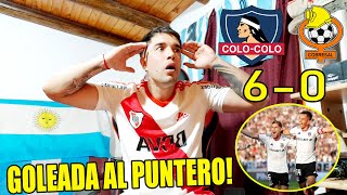 Colo Colo 6 vs Cobresal 0 😱 Reacción de un Hincha de River 🇦🇷 Liga de Chile [upl. by Oemor]