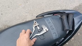 NEW BRAKE LEVERS FOR MY MIO SPORTY [upl. by Divine]