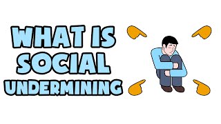 What is Social Undermining  Explained in 2 min [upl. by Forta]