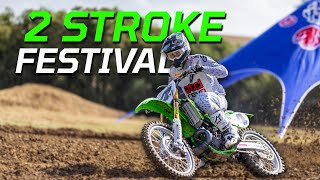 RACING MY 2001 KX250 AT THE 2STROKE FESTIVAL [upl. by Eiger]