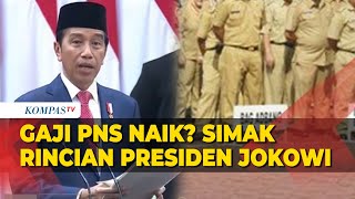 Presiden Jokowi Umumkan Kenaikan Gaji PNS dalam Pidato RAPBN 2024 di DPR [upl. by Jacynth629]