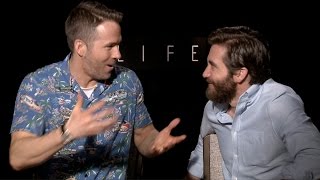 Ryan Reynolds amp Jake Gyllenhaal interview goes off the rails  FUNNY [upl. by Dodd635]