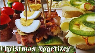 How To Make Simple Christmas Appetizer Simple Finger Food Appetizer [upl. by Sacrod]