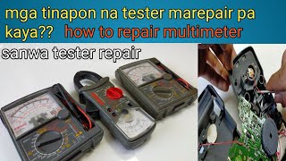 Sanwa multimeter repair clamp meter analog testerJM TUTORIAL [upl. by Enyluqcaj]