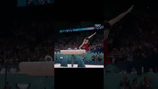 Stephen Nedoroscik nailed the pommel horse for Team USA 🇺🇸 Olympics Paris2024 Sports Gymnastics [upl. by Laynad]