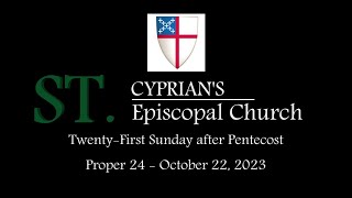 St Cyprians Episcopal Church Service [upl. by Lonier]