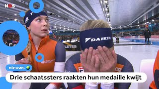 Tranen van vreugde en van verdriet tijdens WK schaatsen [upl. by Carmelita351]