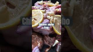 Chicken Adobo Prep Recipe  Lemon onion garlicsauce honey pepperchicken fry mix food [upl. by Aremaj]