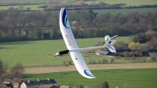 Parkzone Radian RC glider slopesoaring at Deacon Hill [upl. by Willyt]