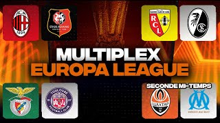 🔴 MULTIPLEX EUROPA LEAGUE  MILAN AC  RENNES  LENS  FRIBOURG  BENFICA  TOULOUSE  SHAKHTAR  OM [upl. by Cordalia567]