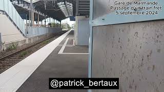 Gare de Marmande TGV fret et TER [upl. by Giarc]