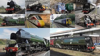 Trains at Shildon Darlington amp York  Incl Flying Scotsman and Tangmere  29th August 2024 [upl. by Alayne197]