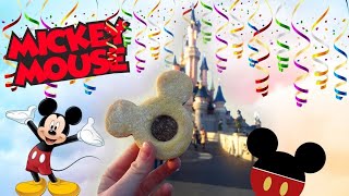 RECETTE  BISCUITS MICKEY AU NUTELLA [upl. by Anitak]