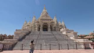 Walking Tour of BAPS Swaminarayan Akshardham Temple Robbinsville Twp New Jersey [upl. by Aicilat]