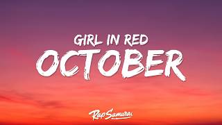 girl in red  we fell in love in october Lyrics [upl. by Neellek201]