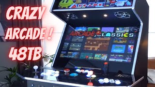 The Worlds Craziest 48tb Ultimate Hyperspin Arcade Machine [upl. by Ytrebil]