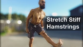 Stretch STIFF HAMSTRINGS [upl. by Prima584]