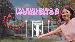 Applying for CARPENTRY SCHOOL  the WORKSHOP BUILD begins [upl. by Bloomer]