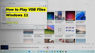 How to play vob files on windows 11 [upl. by Massingill]