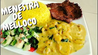 menestra de melloco fácil de preparar receta de cocina diaria la receta Ecuador [upl. by Chenee49]