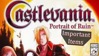 Castlevania PoR  Top 15 Important Items [upl. by Redmond]