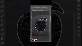 Photoshop Basic l Chalk Effect in l Photoshop Basic l photography photoediting shorts [upl. by Fenwick]