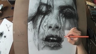 Hyperrealistic Portrait  Pencil Drawing Timelapse [upl. by Joelynn]