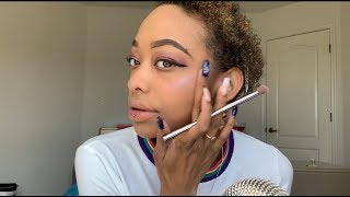 ASMR  GRWM full face using FENTY BEAUTY  lots of tapping [upl. by Ewer]