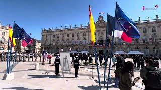 Cérémonie Place Stanislas du 80e anniversaire de la Libération de Nancy [upl. by Warfourd]