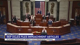 Rep Andy Ogles files impeachment articles [upl. by Cirad497]