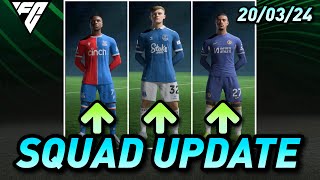 NEW FC 24 CAREER MODE SQUAD UPDATE 200324 [upl. by Nilrac]