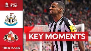 Sunderland v Newcastle United  Key Moments  Third Round  Emirates FA Cup 202324 [upl. by Twum]