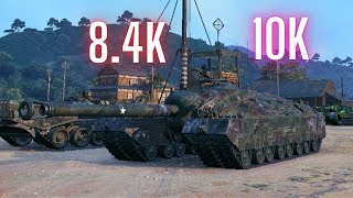 World of Tanks T95 84K Damage 8 Kills amp Obj 268 V 10K amp ISU 152 StJohn s [upl. by Leakcim]