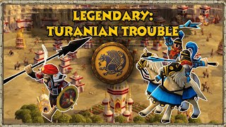 Age of Empires Online  Legendary Turanian Trouble Romans solo [upl. by Peppie2]