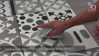 TUTO dimension carrelage pose carreau ciment [upl. by Lednic664]