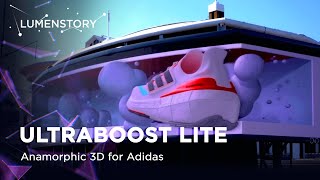 3D Billboard advertising for Adidas ULTRABOOST LIGHT presentation  lumenstory [upl. by Cynar]