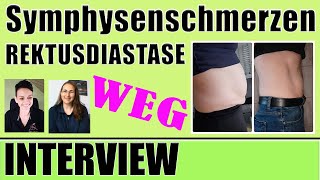 Rektusdiastase und Symphysenschmerzen weg Rückbildung aber richtig mit Maike Droste flacher Bauch [upl. by Codee710]