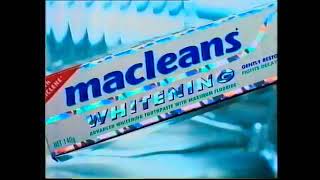 Macleans Whitening Toothpaste at Chemist Warehouse Melbourne  30sec TVC October 1997 [upl. by Ojahtnamas]