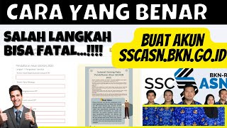 Cara daftar sscasnbkngoid 2022  cara mendaftar sscasnbkngoid DENGAN BENAR [upl. by Urita488]