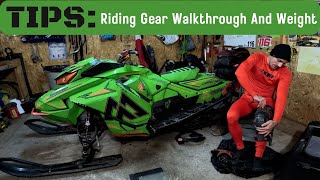 Landon Pavans Snowmobile Gear 2324 Season [upl. by Unhsiv]