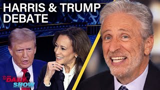 Jon Stewart Tackles Harris amp Trumps Debate and What This Means for the Election  The Daily Show [upl. by Katerine104]