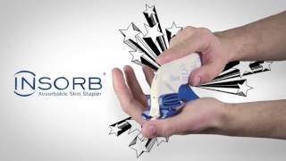 INSORB Absorbable Skin Stapler  Agrafes résorbables intradermiques [upl. by Rebak339]