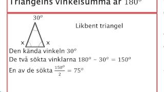 trianglar omkrets area och vinkelsumma [upl. by Musette]