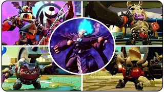 Skylanders Imaginators  All Bosses [upl. by Anihpled738]