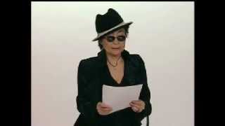 Yoko Ono reading from her GRAPEFRUIT book [upl. by Anhcar736]