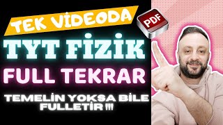 TYT FİZİK FULL TEKRAR 2025  Temelin Yoksa Bile izle FULLERSİN [upl. by Acinorej756]