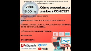 Charla Becas CONICET parte 1 [upl. by Liva]