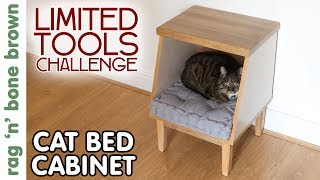 Making A Cat Bed Cabinet  HiKOKI Limited Tools Challenge [upl. by Delle]